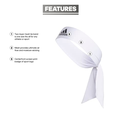 Image of adidas Alphaskin Tie Headband
