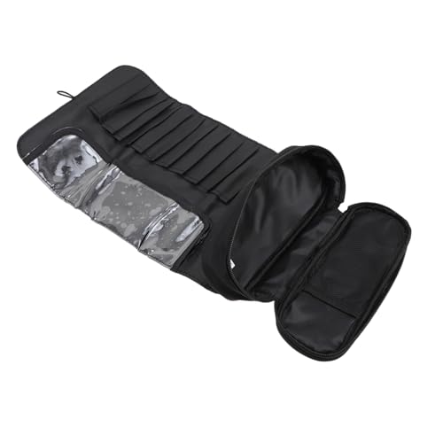 1 Borsa Per Il Trucco Custodia Portatile in Porta Pennelli Per Il Moschettone Per Le Donne elegante ciniglia