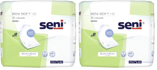 Image of Seni Soft He Underpads - 30 Pieces (90 x 60 cm) (Pack of 2)