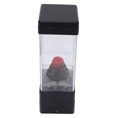 Bediffer Lampe LED à Flux de Lave Unique, Décoration de Bureau Volcanique, pour Ambiance Romantique, Chambre à Coucher