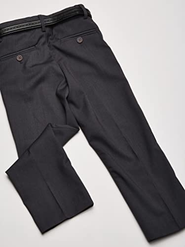 American Exchange Little Boys' Little Belted Dress Pants, Gray, 4 #TOP5
