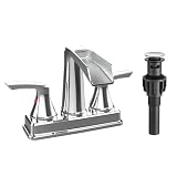 Fapully Bathroom Faucet, Waterfall Bathroom Sink Faucet Wide...