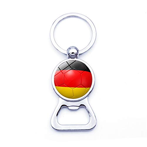 Preisvergleich Produktbild Artily Flaschenöffner Schlüsselanhänger Kreativ Flag Muster Schlüsselanhänger Legierung Anhänger Unisex Schlüsselanhänger, Deutschland
