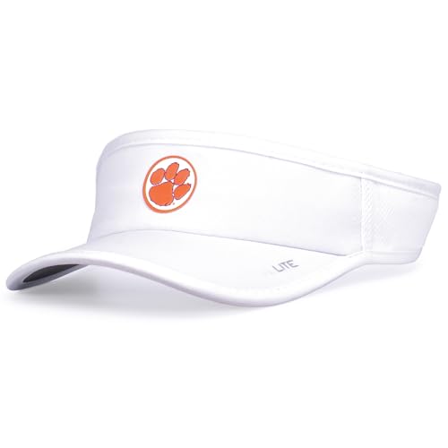 Pacific Headwear NCAA Clemson University Tigers Lite Series All-Sport Active Visor, OS