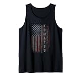 Komatsu Family American Flag