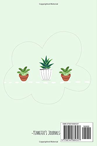 "Mindset is Everything" Plant Ruled College Lined Notebook, Journal - Image 2