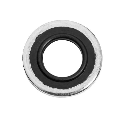 USA SEALING ZMBSW-9 Fastener Seal, Zinc,Plated Steel with Buna,N Rubber, 1/2
