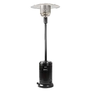 Amazon basics havana bronze commercial propane 46000 btu outdoor patio heater with wheels havana bronze stand up patio heater cover set  urban country home decor