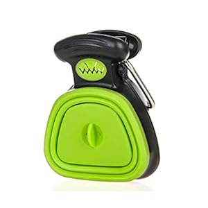 DHDM Pet Supplies Go Out Portable Folding Toilet Picker Pet Supplies Shovel Feces Picker Toilet Picker (Color : Black)