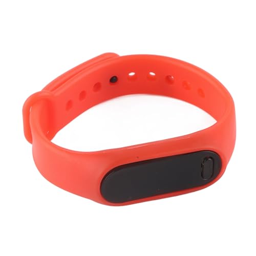 BAOFUYA Pantalla Electrónica de Pantalla Luminosa, Diseño Liviano, Tecnología Impermeable, de Alta Sensibilidad, Construcción Caucho y Plástico, para Detectar el Tiempo Inteligente (Rojo)