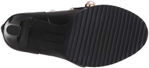 Karl Lagerfeld Paris Women's Peep Toe Bootie Brayden, Black, 5 | Image 3