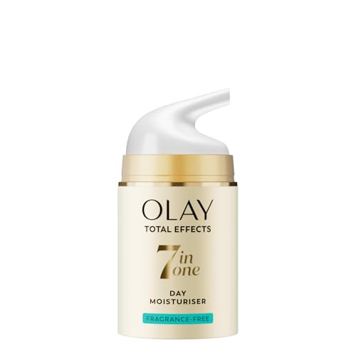 Olay Total Effects 7 in 1 Anti-Ageing Fragrance Free Day Moisturizer for Women, 1.7 Ounce - image 1