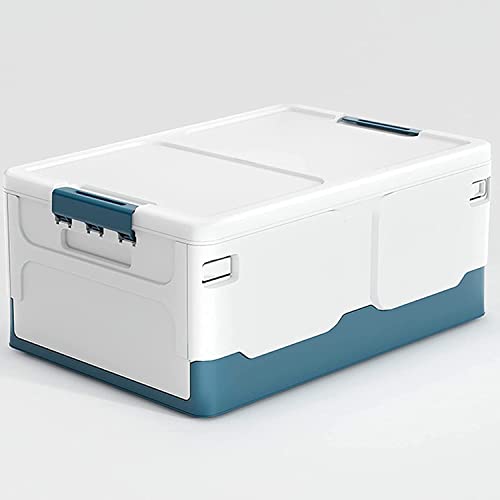 LOXNXDE Organisateur Coffre Voiture Organisateur de Coffre de Voiture Sac de Coffre Pliable boîte de Rangement de Coffre de Voiture, boîte de Rangement de Voiture Pliable-Dark Blue||48 * 36 * 23CM