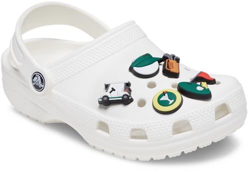 Image of Crocs Jibbitz Shoe Sports Multi Pack, Charms for Boys and Girls, Golf Game 5 Pack