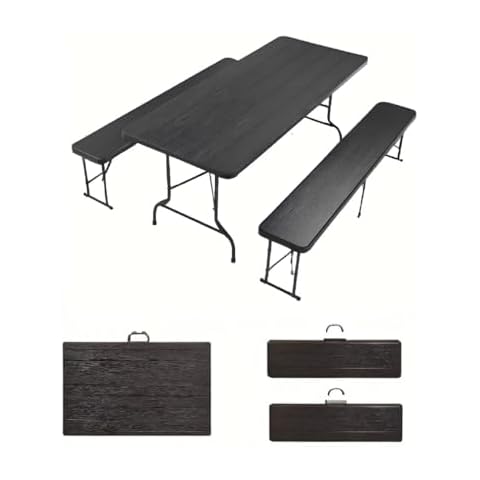 Table Pliante sinlikon avec Bancs Cover
