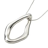 [Ｃｒｅａｍ　ｄｏｔ．] クリームドット ネックレス レディース 人気 金属アレルギー ニッケルフリー 18kコーティング 8タイプ ロング チェーン ヴィンテージ調 オーバル ひねり 変形 【C：シルバー×ワンサイズ】