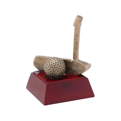 Decade Awards Sculpted Gold Putter Trophy - Golf Award - Long Putt Competition - Golfing Tournament Cover