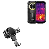 BoxWave Car Mount Compatible with Ulefone Armor Mini 20T Pro - X-Switch Car Mount, Air Vent Mounted Holder Simple Minimal - Jet Black