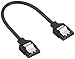 6in Latching Round SATA Cable - 6 SATA Cable - 6 round SATA Cable - 6 latching SATA Cable