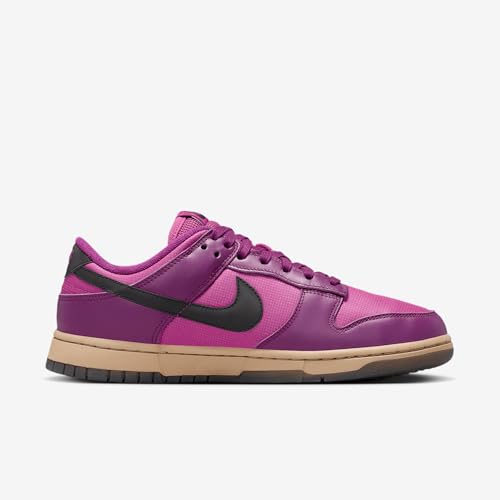 Nike Dunk Low Women's Shoes (FZ2552-500, Viotech/Hot Fuchsia/Khaki/Black)3