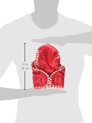 Kushies Swim Diaper with a hand for size reference, showing 10 inches or 24 cm height