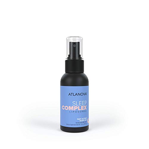 ATLANOVA Liposomal Sleep Aid Natural Spray – Liquid Melatonin For Sleep Supplement +