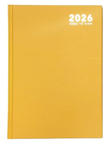 Arth 2026 Diary A4 Week To View - Yellow