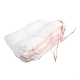 Nylon-Wachstums-Obstschutzbeutel mit Kordelzug zum Schutz von Pflanzen und Blumen, 50 Stück, wiederverwendbar, Gartenschutz für Innen- und Außenbereich, Gartenanwendungen (30 x 20 cm)
