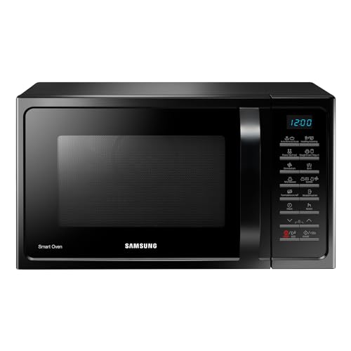 Samsung Forno a Microonde Combinato SmartOven MC28H5015AK, Cottura Ventilata, Fresh Menù, Microonde + Grill 900 W + 1400 W, 28 L, LxAxP: 52 x 31 x 47 cm, Nero