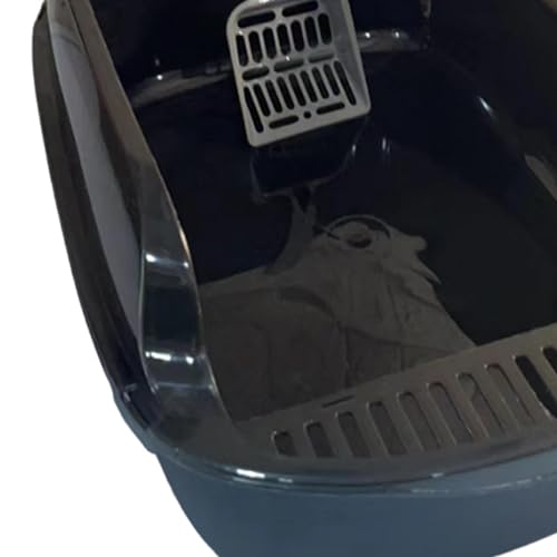 Caja de arena abierta para gatos Baoblaze negro miniatura 3