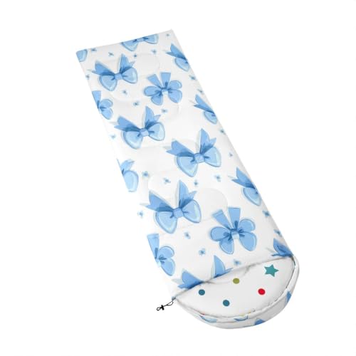Feelyou Bolsa de Dormir Infantil Floral Botánica para Camping, Compacta para Senderismo y Mochilero, 3 Temporadas, Cálida para Clima Fresco miniatura 3