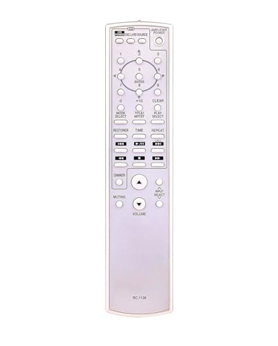 AULCMEET RC-1138 Mando a Distancia de Repuesto Compatible con el Amplificador Integrado de Audio...