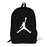 LIFUQING Deportes Baloncesto Mochilas para niños Michael Jordan Mochila escolar Películas de anime impresas en 3D para niños Mochilas de viaje Bolsas de libros Mochila escolar para niños 17 pulgadas