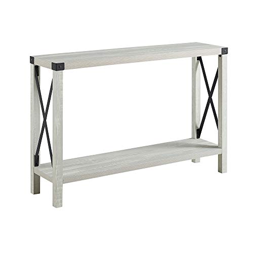 Snapklik.com : Walker Edison Sedalia Modern Farmhouse Metal X Entry Table