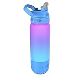 ICEWATER 3-in-1 Smart Water Bottle(Glows to Remind You to Stay Hydrated)+Bluetooth Speaker+Dancing Lights,22 oz,Stay Hydrated and Enjoy Music,Perfect Gift