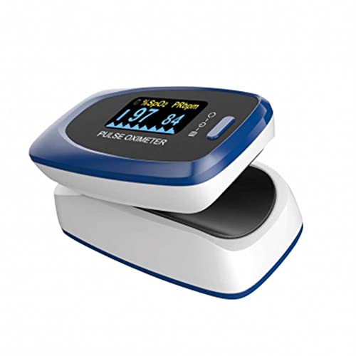 Pulsossimetro portatil da dito per adulti e bambini oltre 10 kg colore Blu Art. SAT-250PI-B