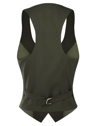 Image of GRACE KARIN Women's Suit Vest Top, Dressy Casual Sleeveless Button Waistcoat, Fromal Steampunk Blazer for Work Office