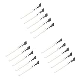 15 Pièces Brosses à Sourcils Portables Mini Pinceau Biseauté Pinceaux Cosmétiques Port...
