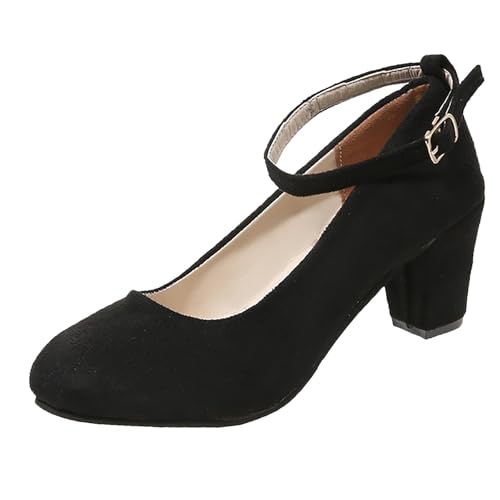 Chaussures à talon bloc femme finissant les douleurs de pieds en soirée