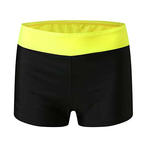 dmqupv Tanquíni feminino atlético, duas peças, controle de barriga, com shorts, regatas modestas, Am