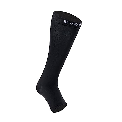 Image of 15-20mmHg Open Toe Compression Socks Black Tall Toeless Compression Socks for Reduce Swelling and Alleviates Varicose Veins TALL-XXL