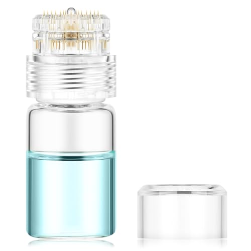 ALIIP Microneedling Infusionssystem, 0.5mm Micro Microneedle Infusionssystem mit 20 Nadeln, Mikronadel-Roller für Gverbessert Gesichtslinien und Falten