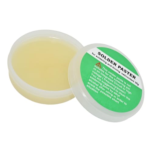 LXXAOFDC Crema de soldadura profesional, pasta de soldadura en crema, pasta de soldadura de estaño, para soldadura electrónica, LED, 30 g