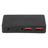 TYPE-C PD 100W Faltbarer Solarregler Controller mit Dual USB .0 Schnittstellen und DC Ausgang Kompatibel mit 12V Auto Lithium und Batterien