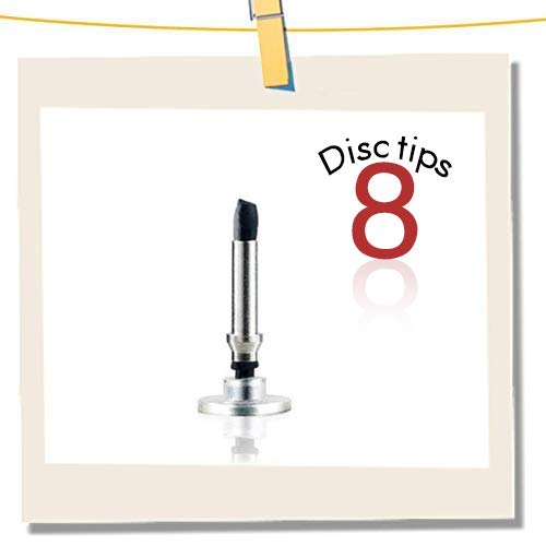 Mixoo Replacement Round Disc Tips for Mixoo Disc & Mesh Tip 2 in 1 Series Stylus Pen Only, 8 Pack