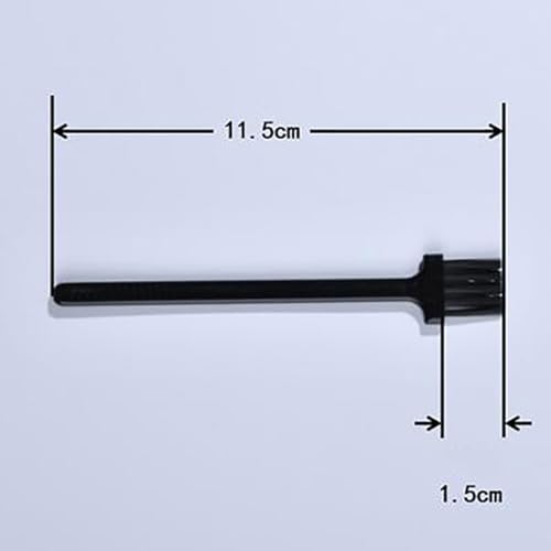 Image of 10 PCS Nylon Keyboard Cleaning Brush Set Soft Bristles Dusting Cleaning Brushes with Long Handles for Keyboards Computer(Black)