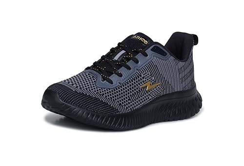 Image of ATHCO Mens Vivid Super Comfortable Insole Shoes|Running|Walking|Training|Gym|Jogging|Sneaker|Athletic|Laceup|Flexible|Lightweight|Dailyuse|Sports|Casual|ExtraSoft|Fitness|Gents Boys