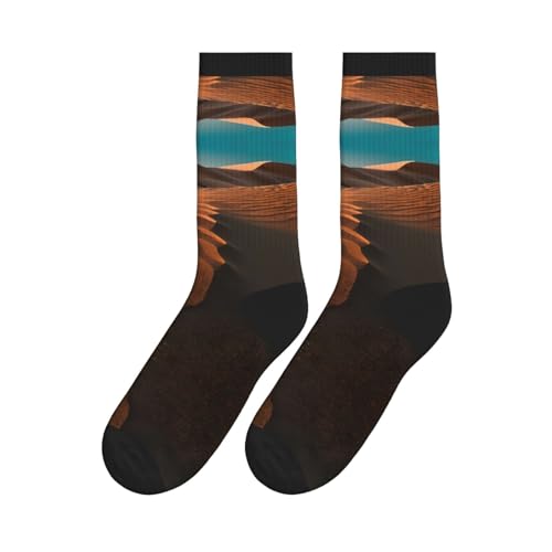 Sand Dunes Crew Socks Cushioned Moisture Wicking Sport Socks Breathable Training Athletic Socks Unisex4