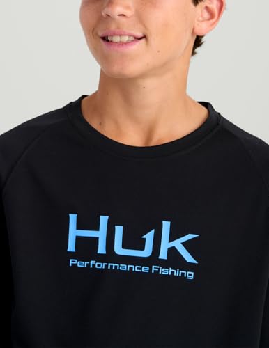 HUK Boys Pursuit Solid Long Sleeve, Fishing Shirt for Kids3
