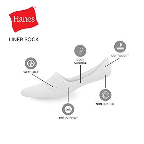 Hanes Men's Lightweight Liner 6-Pair Pack, Available in Big & Tall2
